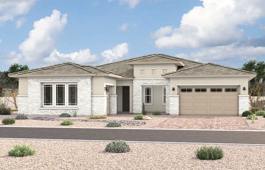 Richmond American Homes in Blossom Rock - Hanford Elevation C