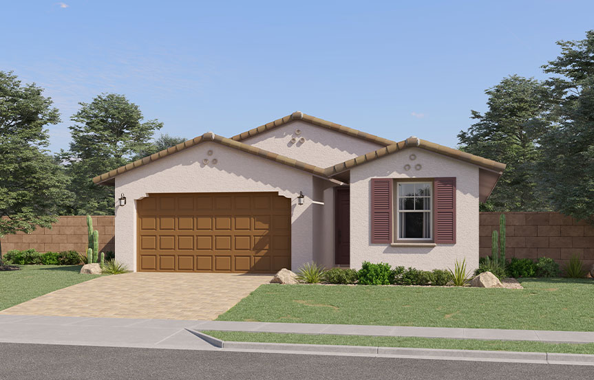 Lennar Blossom Rock Latitude Elevation A - Spanish Colonial