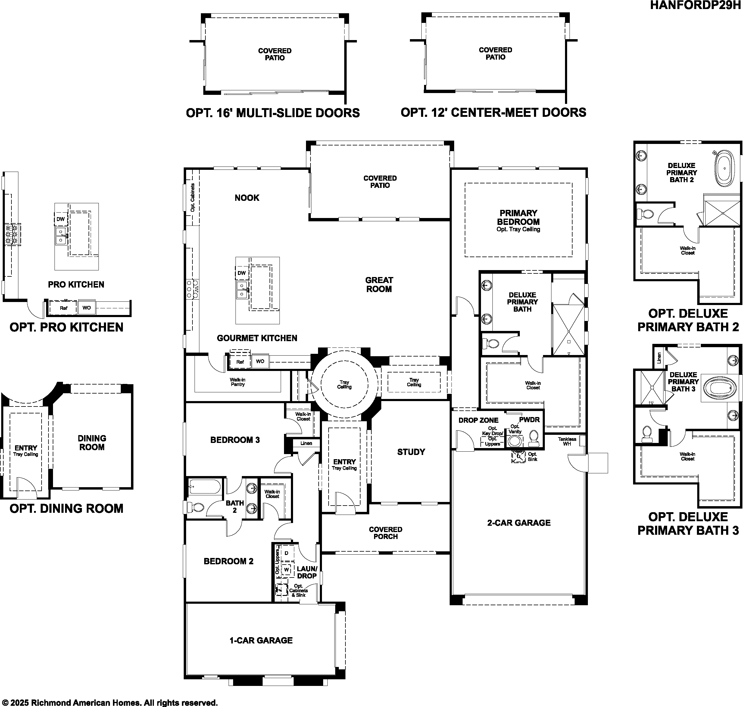 Richmond American Homes in Blossom Rock Pomona Floor Plan