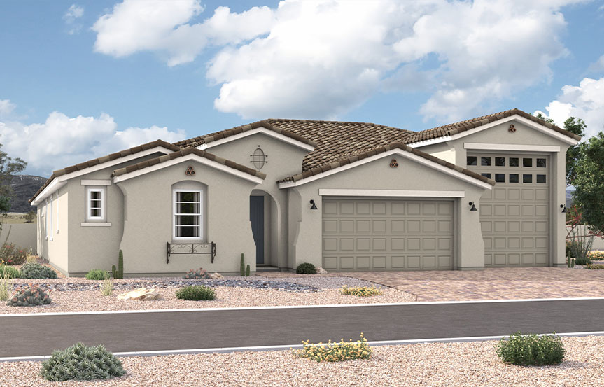 Richmond American Homes in Blossom Rock - Harley Elevation A