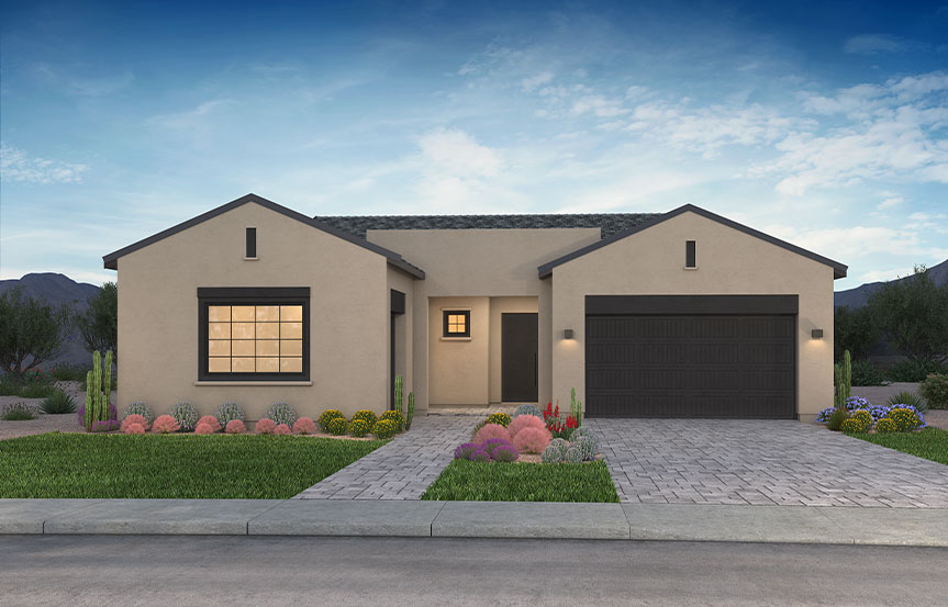 Shea Homes Blossom Rock Plan 5033 Elevation S - Spanish