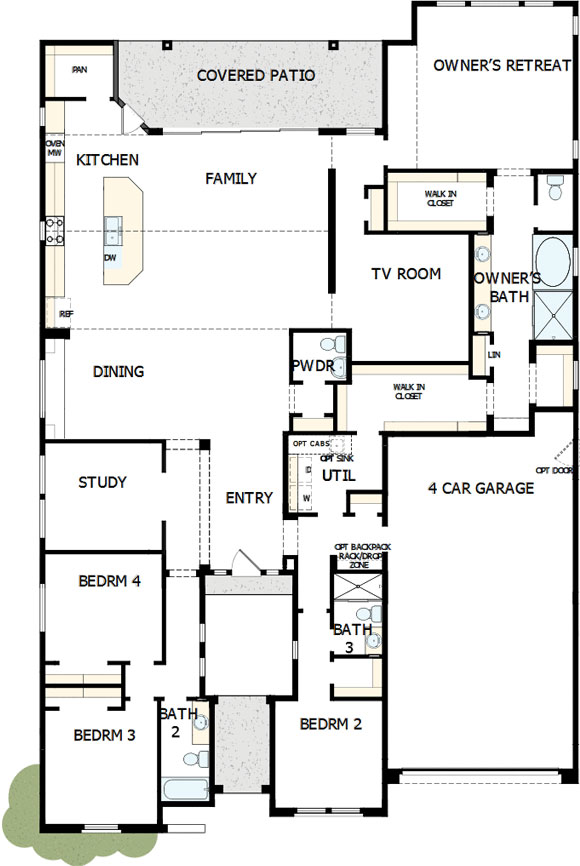 David Weekleyl Blossom Rock 9697 S Gold Stone Trl Floorplan 1