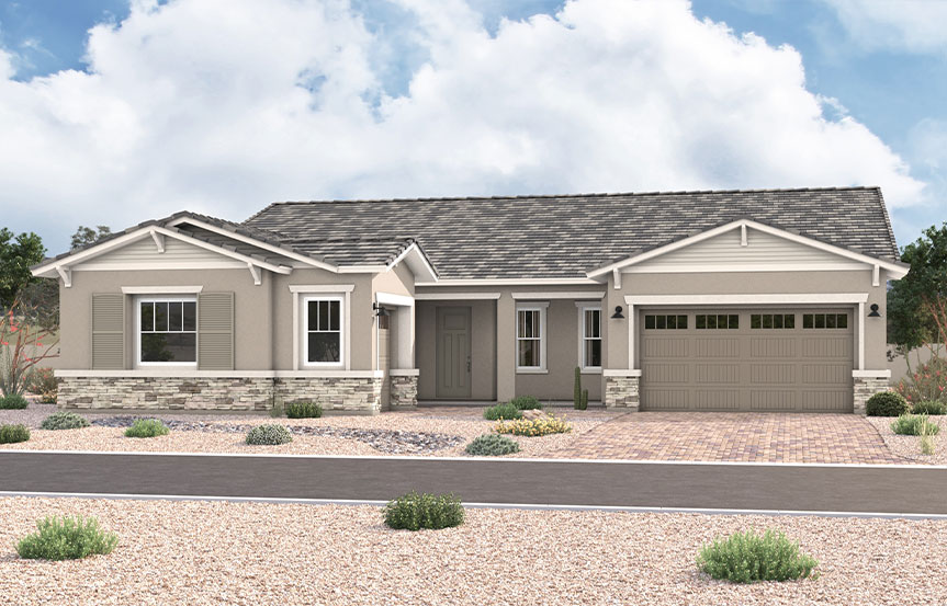 Richmond American Homes in Blossom Rock - Hanford Elevation B
