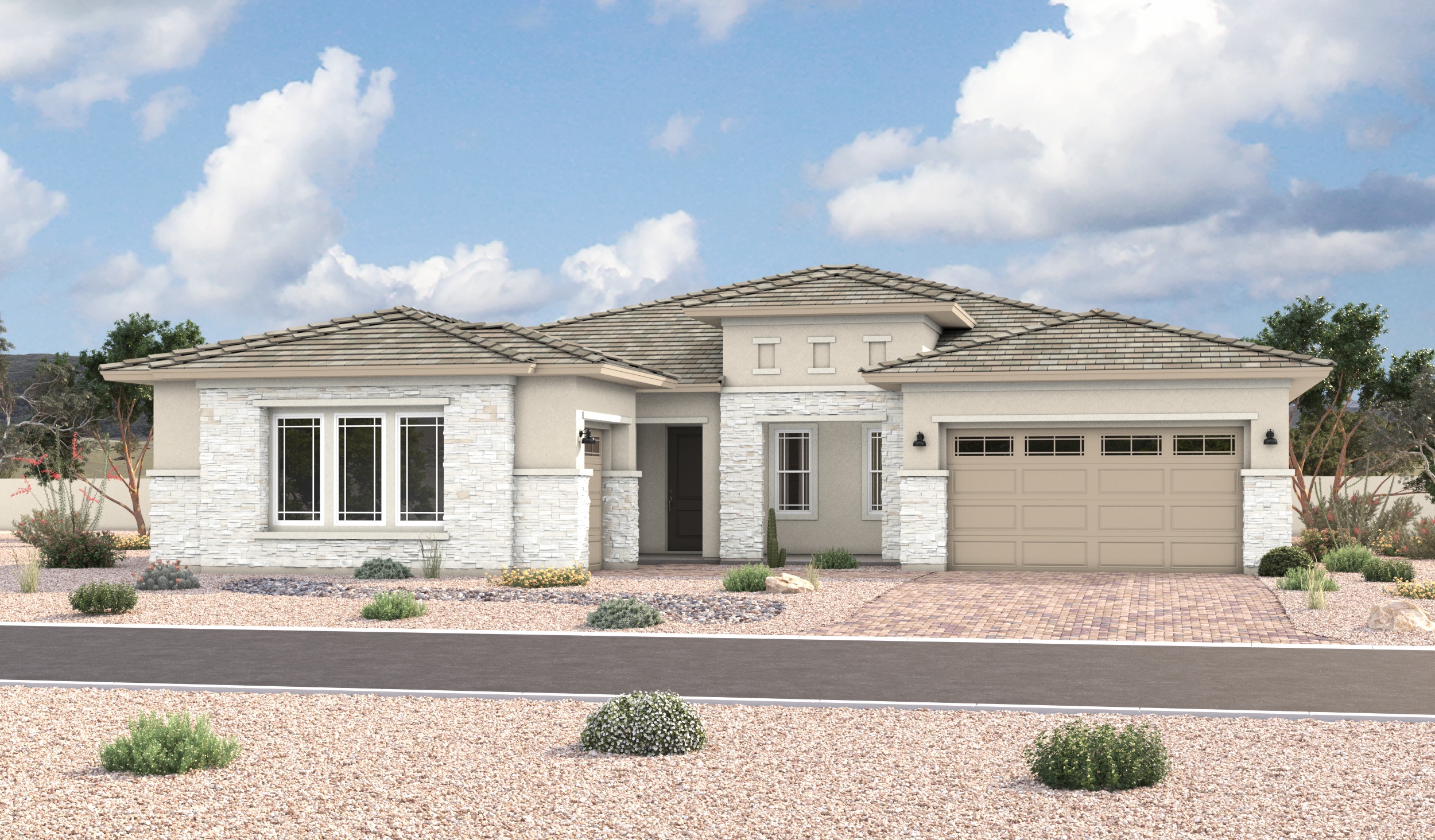 Richmond American Homes in Blossom Rock - Hanford Elevation C