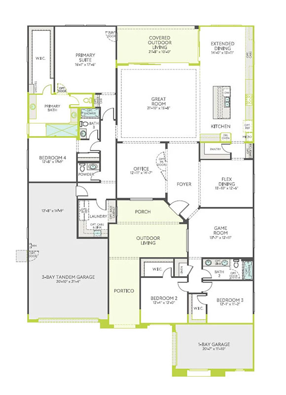 Blossom Rock Tripointe 853 W Golden Ore Pass Floorplan