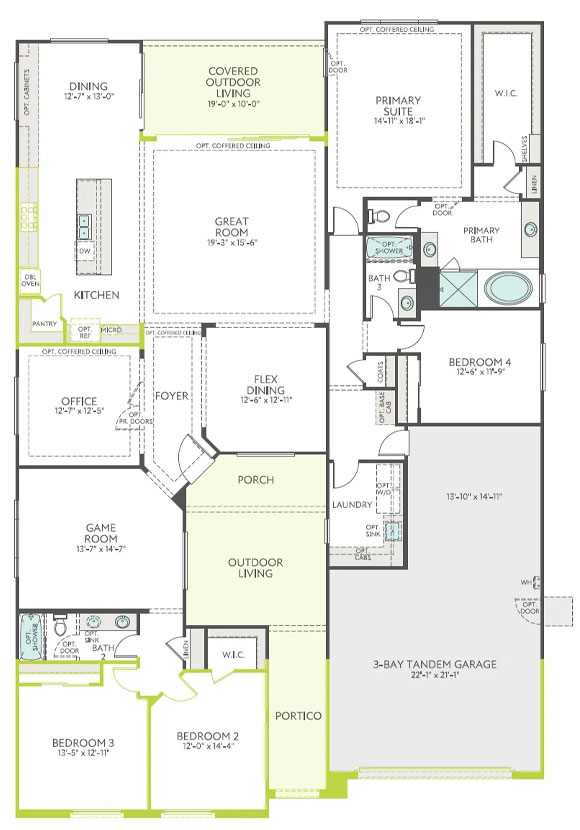 Tripoint Blossom Rock 852 W Golden Ore Pass Floorplan