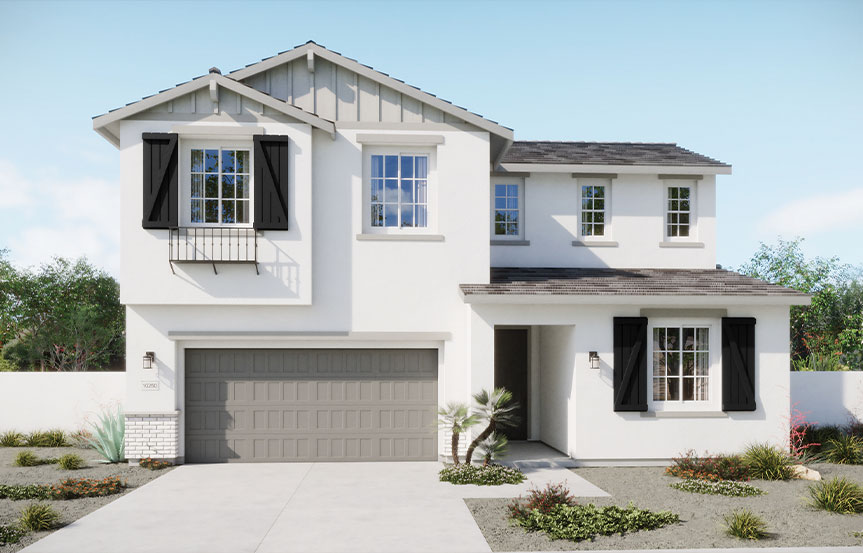 Brookfield Residential Blossom Rock Wildflower Poppy Elevation D - Arizona Ranch