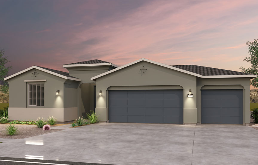 Brookfield Residential Blossom Rock Mariposa Acacia Elevation C - Spanish Colonial