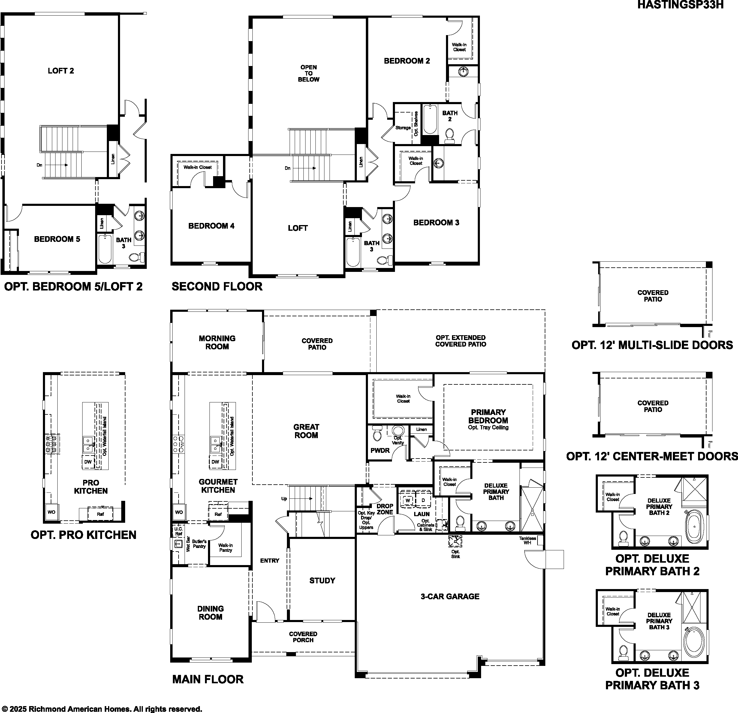 Richmond American Homes in Blossom Rock Pomona Floor Plan