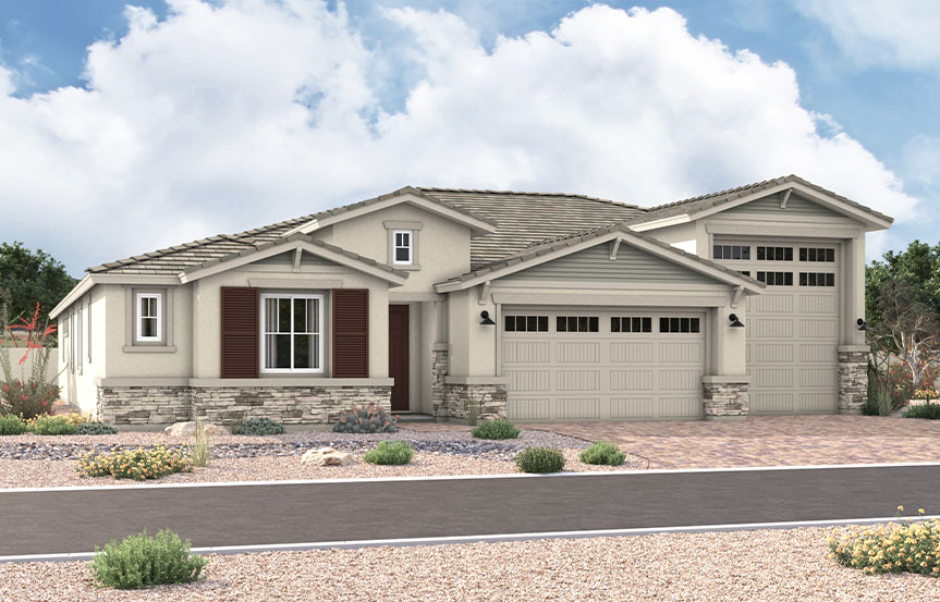 Richmond American Homes in Blossom Rock - Harley Elevation B