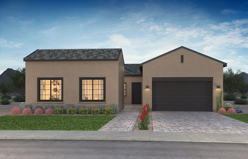 Shea Homes Blossom Rock Plan 5034 Elevation S - Spanish