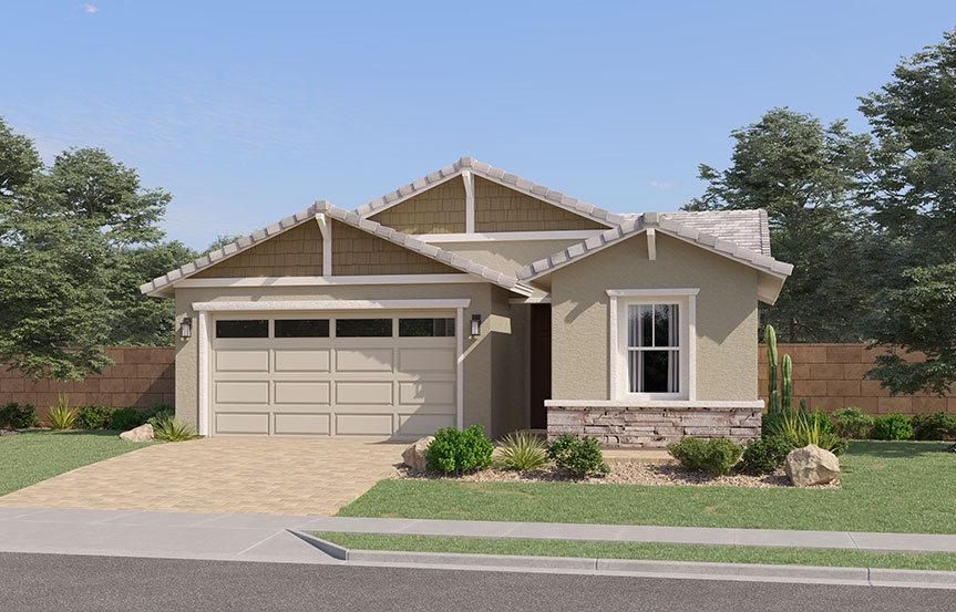 Lennar Blossom Rock Lewis Elevation C - Craftsman