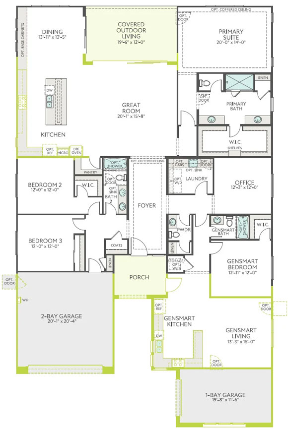 Tri Pointe Blossom Rock 770 W Golden Ore Pass Floorplan