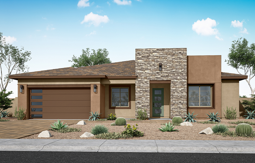 Tri Pointe Homes in Blossom Rock Bonita Elevation B