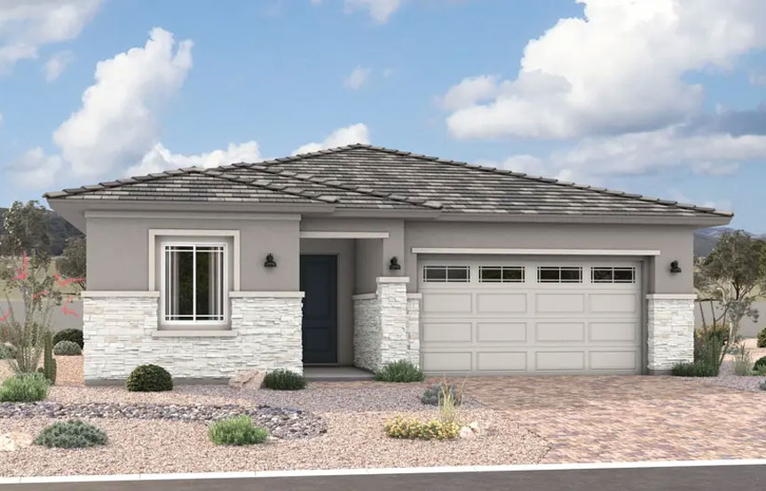 Richmond American Homes in Blossom Rock Augusta Elevation C