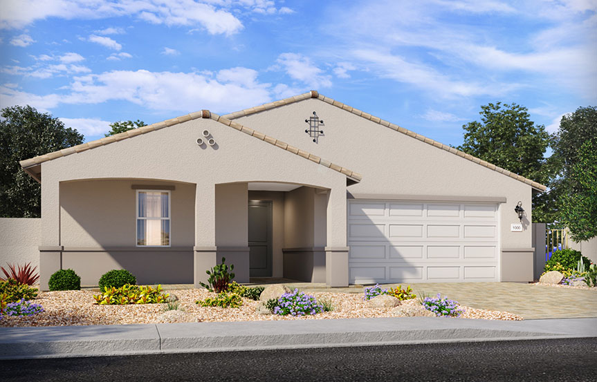 Meritage Homes Blossom Rock Bailey Plus - Elevation D