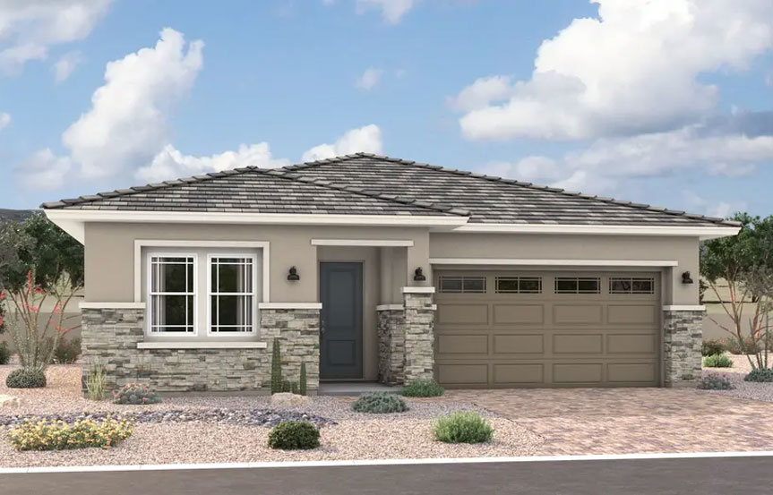 Richmond American Homes in Blossom Rock Raleigh Elevation C