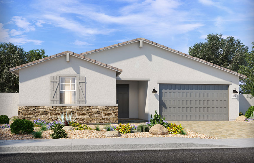 Meritage Homes Blossom Rock Amber Plus - Elevation E