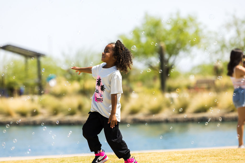 Bubbles and Brews bubbles and girl