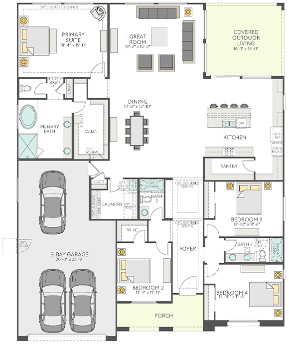 Tri Pointe Homes in Blossom Rock Bonita Floor Plan