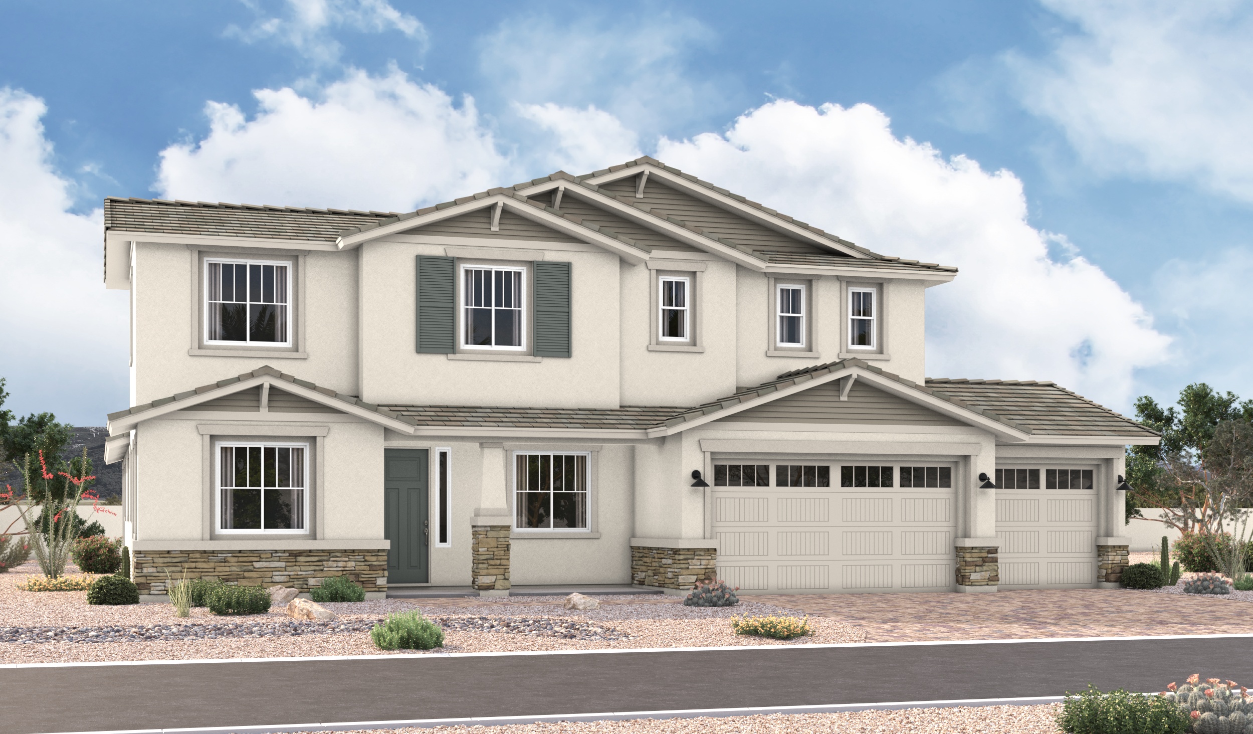 Richmond American Homes in Blossom Rock - Hastings Elevation B