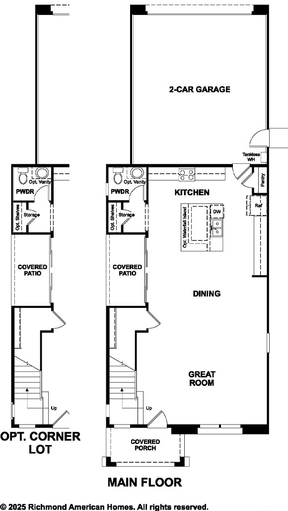 Richmond American Homes in Blossom Rock Navy Floor Plan