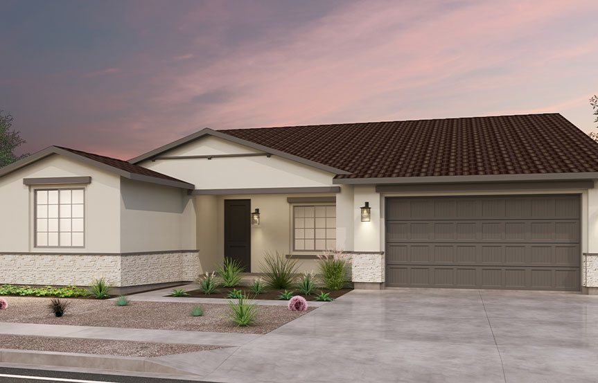 Brookfield Residential Blossom Rock Mariposa Agave Elevation E - Traditional Southwest