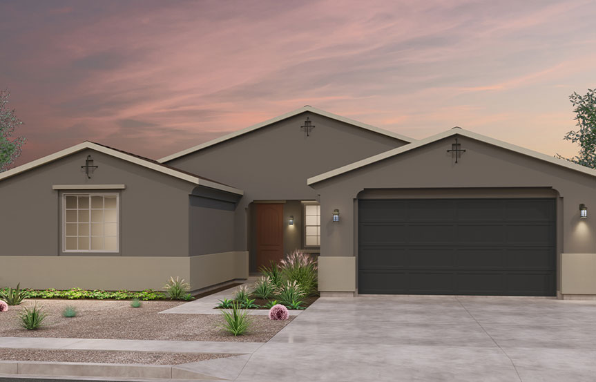 Brookfield Residential Blossom Rock Mariposa Lily Elevation C - Spanish Colonial