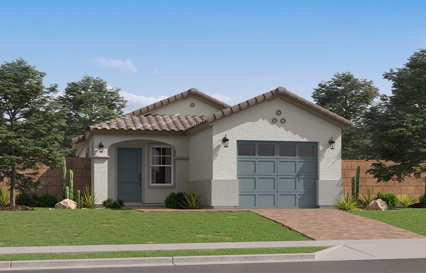 Lennar Blossom Rock Iris Elevation A - Spanish Colonial