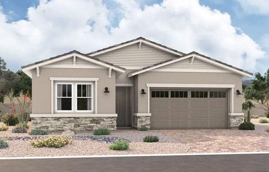 Richmond American Homes in Blossom Rock Alden Elevation B
