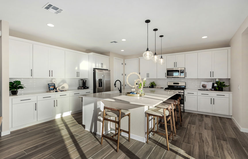 Richmond American Navy Kitchen