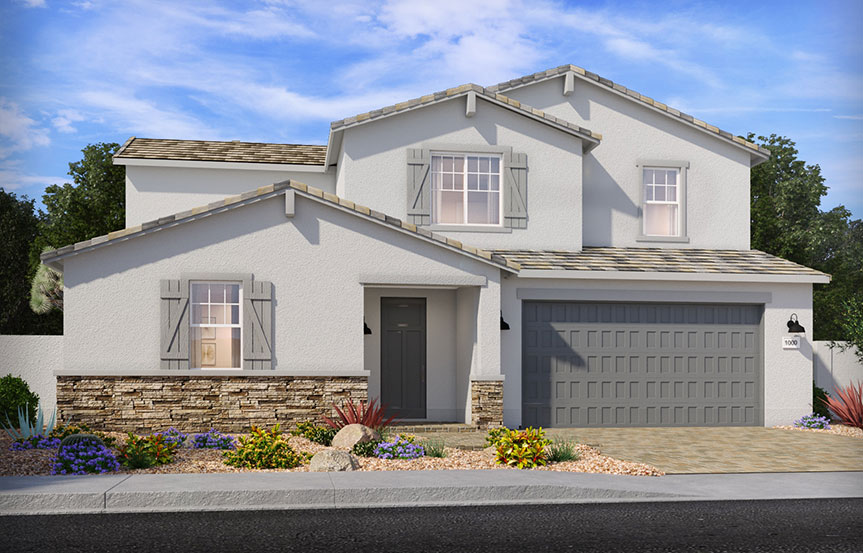 Meritage Homes Blossom Rock Owen - Elevation E