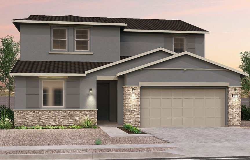 Brookfield Residential Blossom Rock Laurel Heritage Elevation E - Traditional Southwest