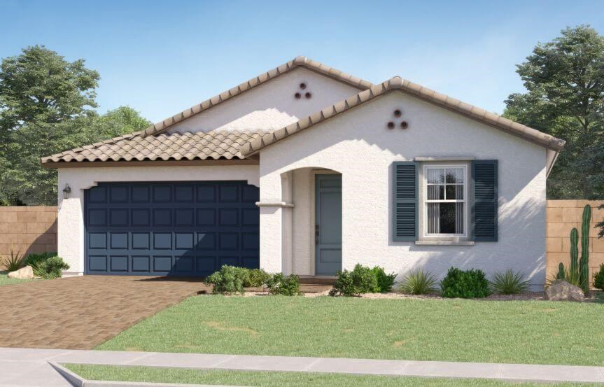 Lennar Blossom Rock Colette 4060 Elevation Spanish Colonial A.