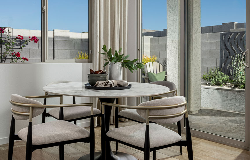 Lotus Model Home Dining