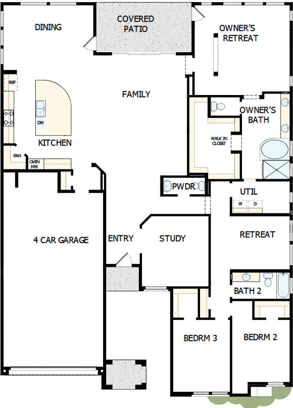 David Weekleyl Blossom Rock 1032 W J Waltz Rd Floorplan