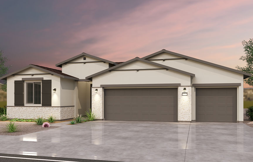 Brookfield Residential Blossom Rock Mariposa Acacia Elevation E - Traditional Southwest