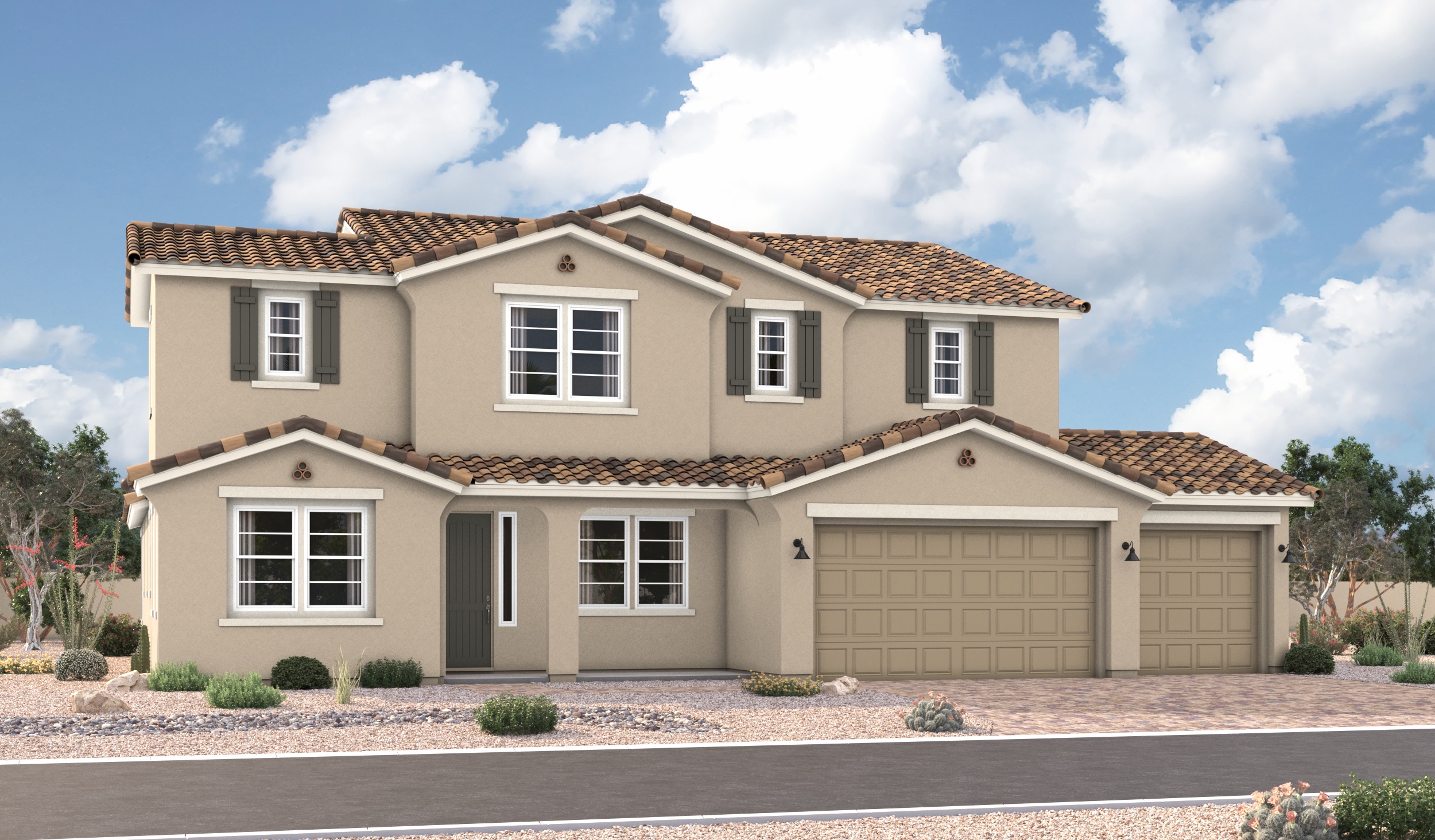 Richmond American Homes in Blossom Rock - Hastings Elevation A