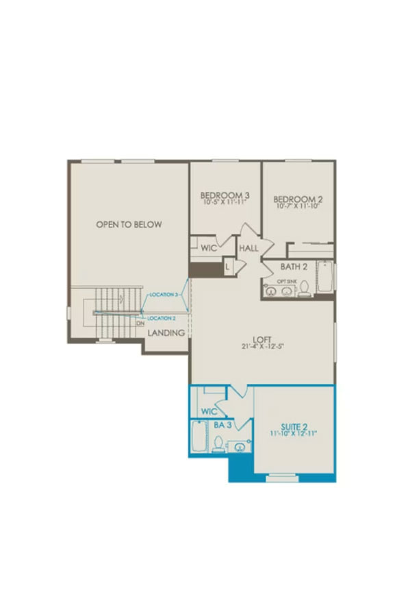 Pulte Blossom Rock 1465 W Treasure Trl Floorplan2