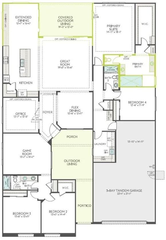 9389 S Dutchman Dr Floorplan