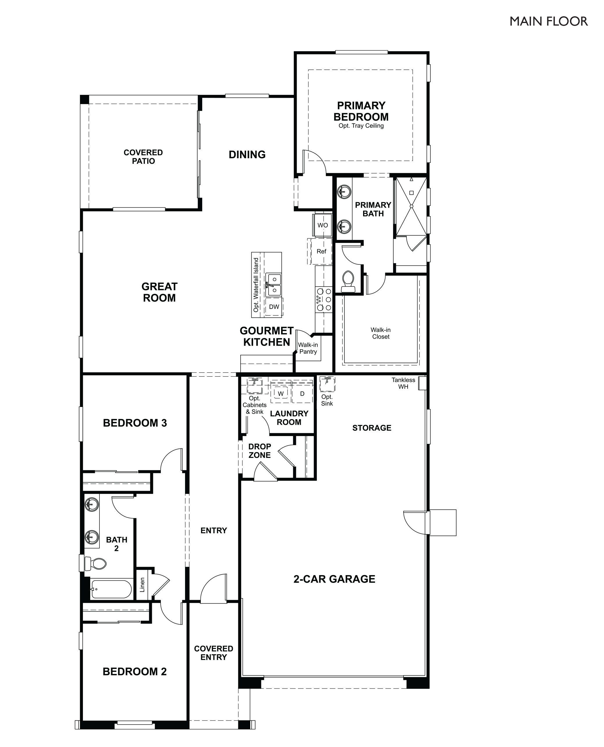 Richmond American Homes in Blossom Rock Augusta Floor Plan