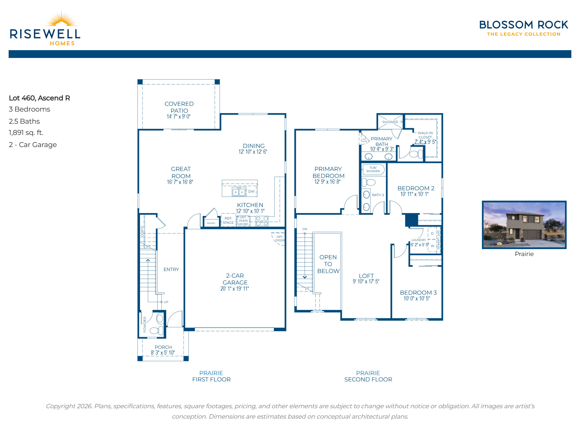 1328 W Opuntia Dr Floorplan