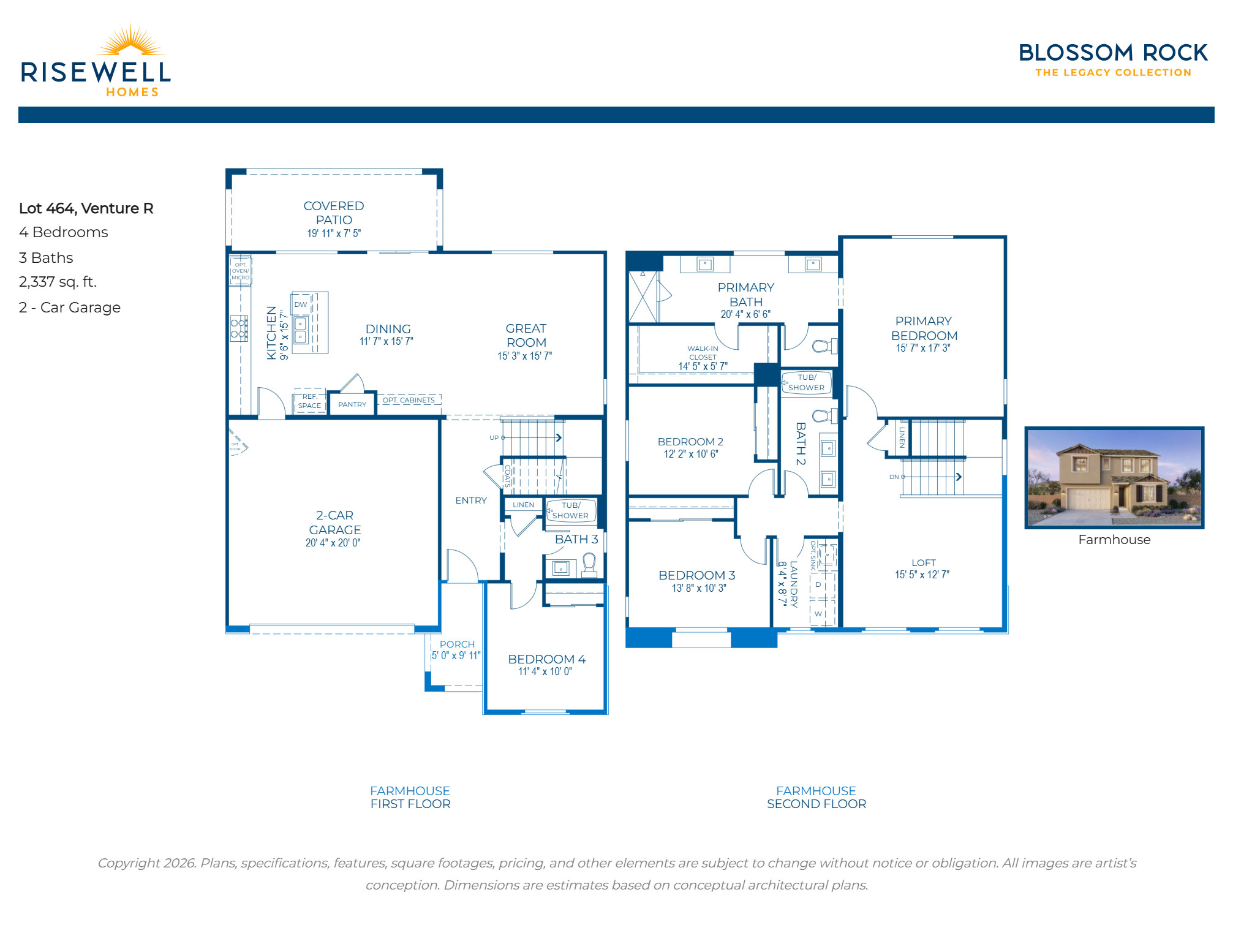 1272 W Opuntia Dr Floorplan