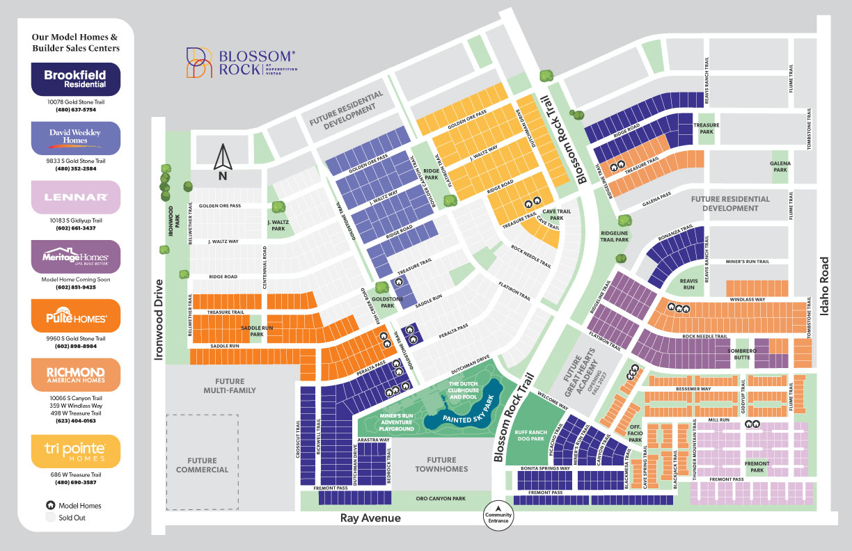 BLR Driving Map Phase 2B 3 (Inside) 04 03 2026 Meritage Lots