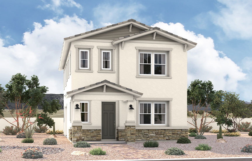 Richmond American Homes in Blossom Rock Navy Elevation B