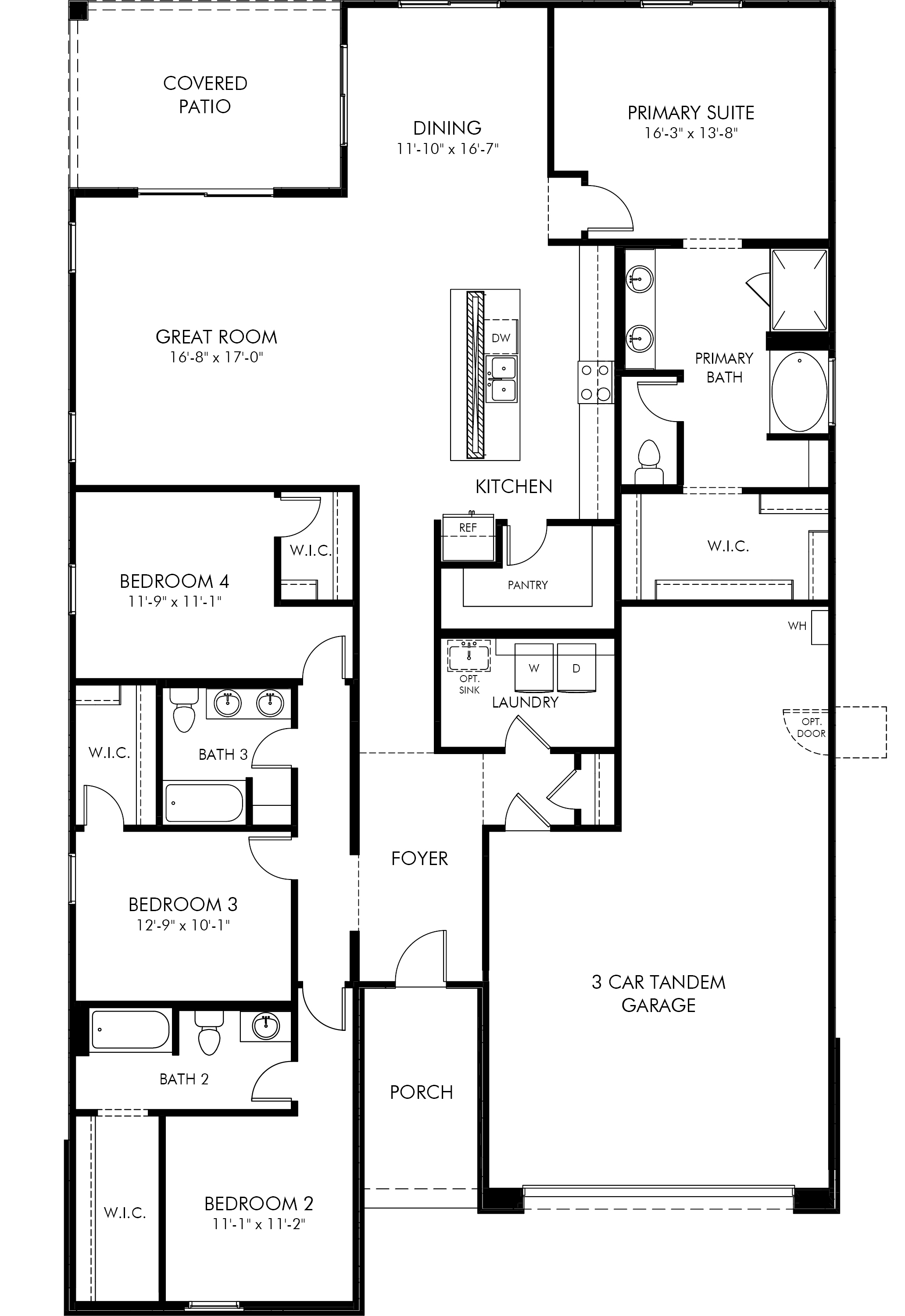 Meritage Homes Amber Plus Floorplan in Blossom Rock