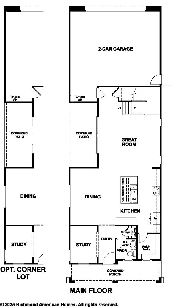 Richmond American Homes in Blossom Rock Nina Floor Plan