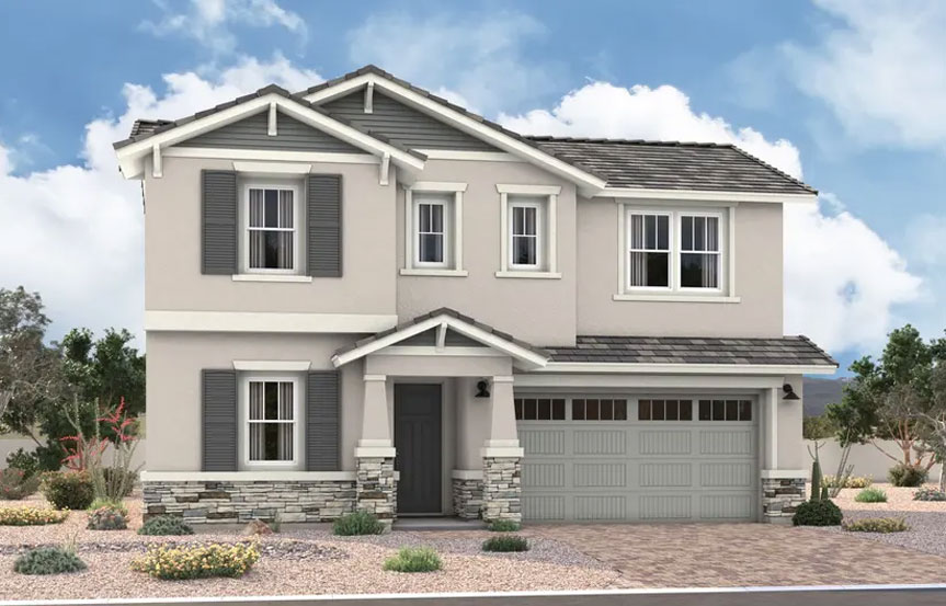 Richmond American Homes in Blossom Rock Denali Elevation B