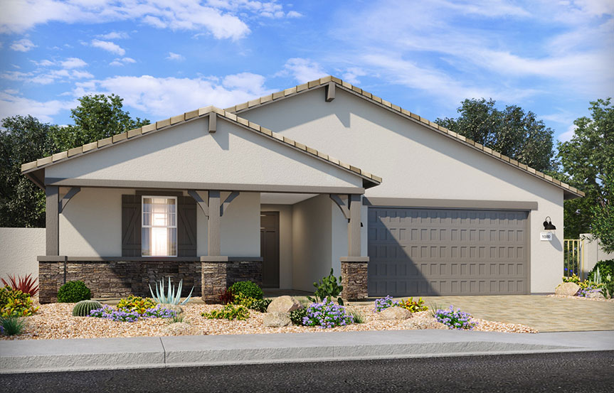 Meritage Homes Blossom Rock Bailey Plus - Elevation E