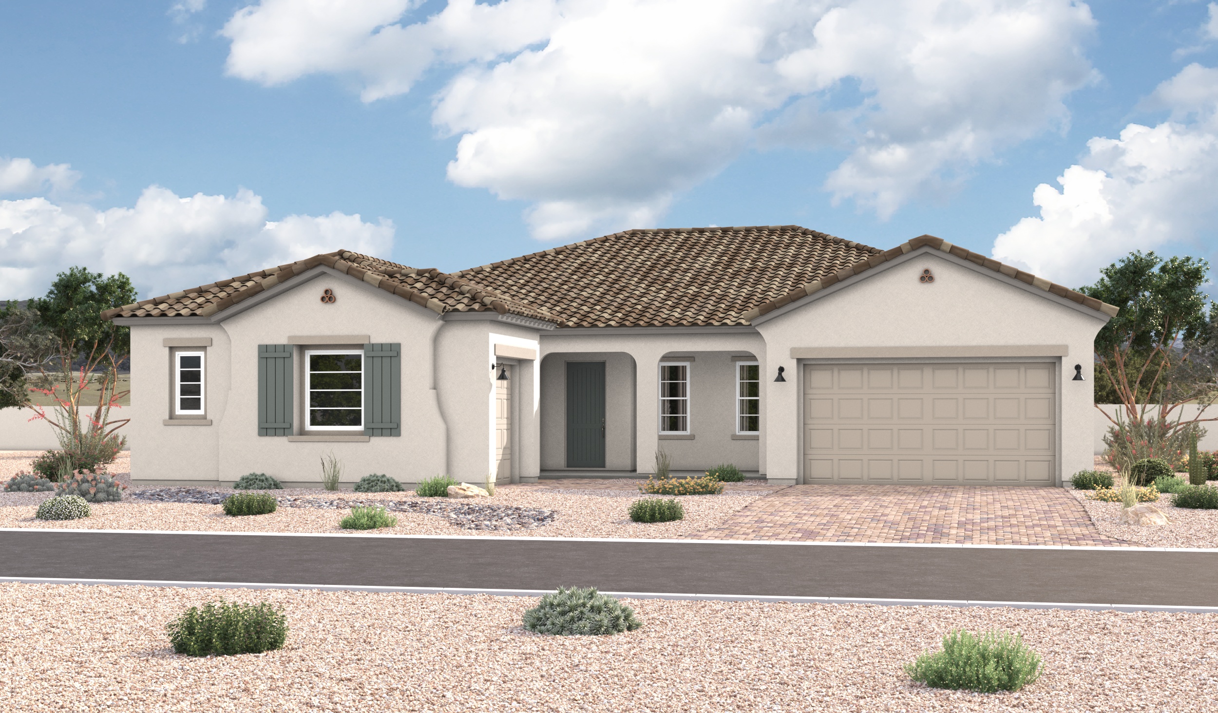 Richmond American Homes in Blossom Rock - Hanford Elevation A